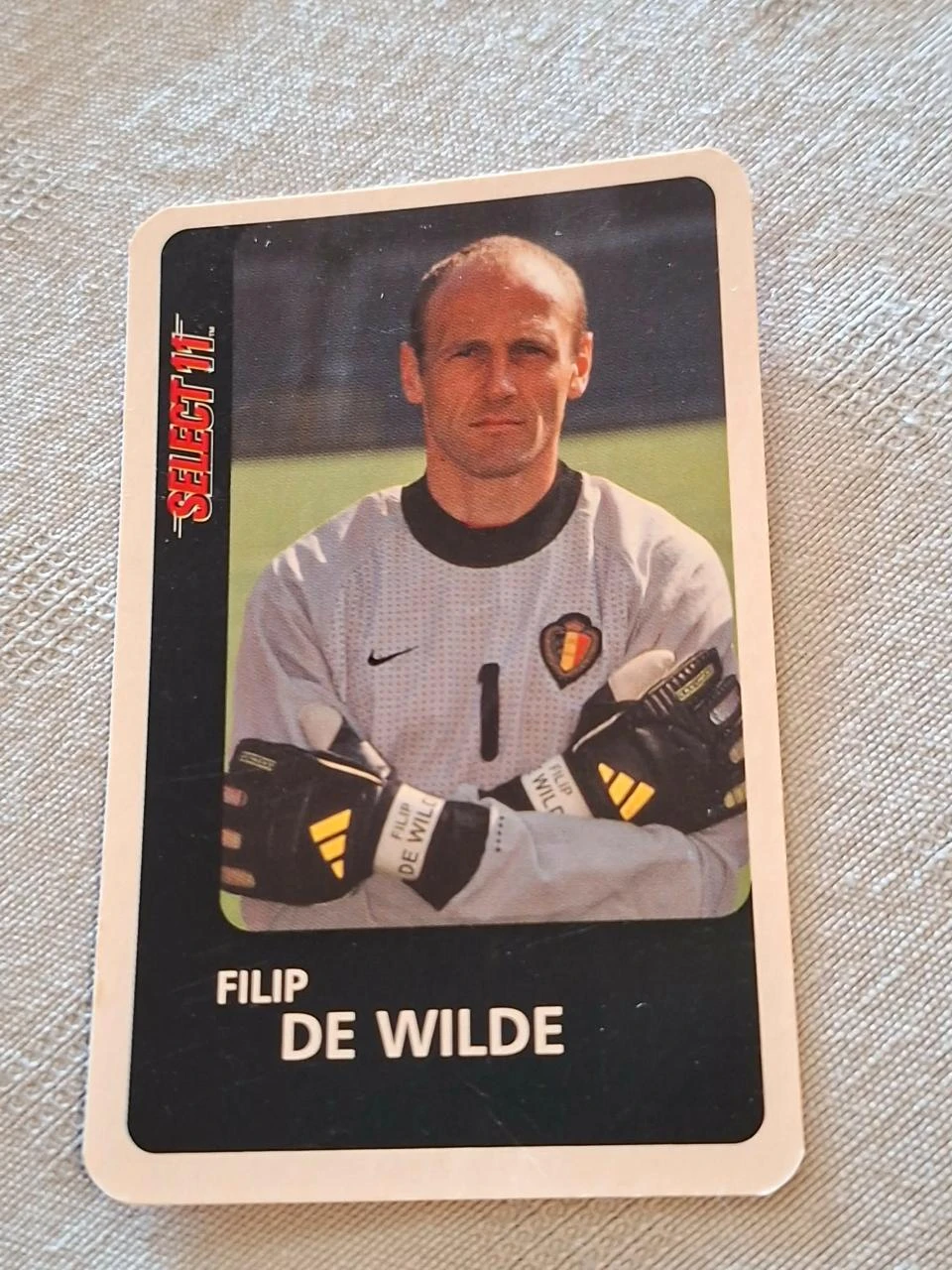Voetbalkaart : Filip De Wilde / Rode Duivels
